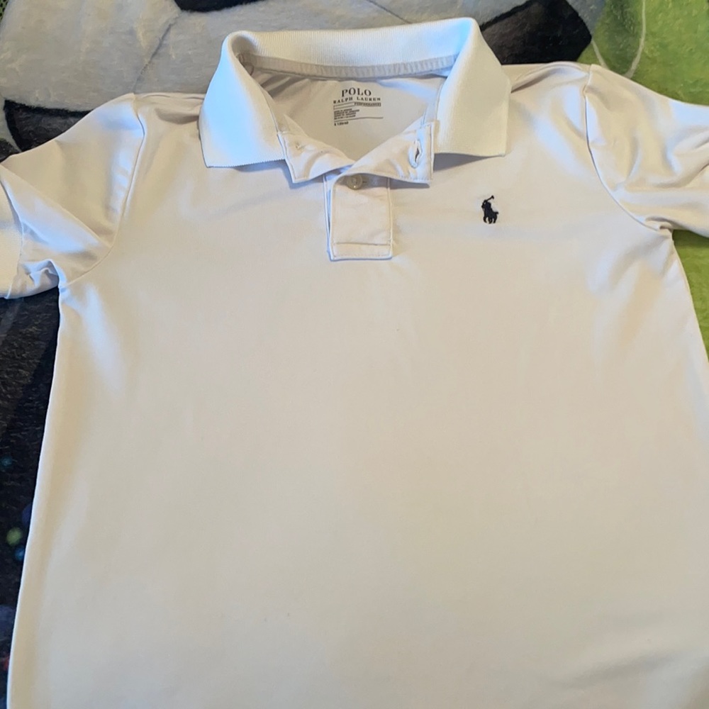 Boys Size 5 white POLO….. $29